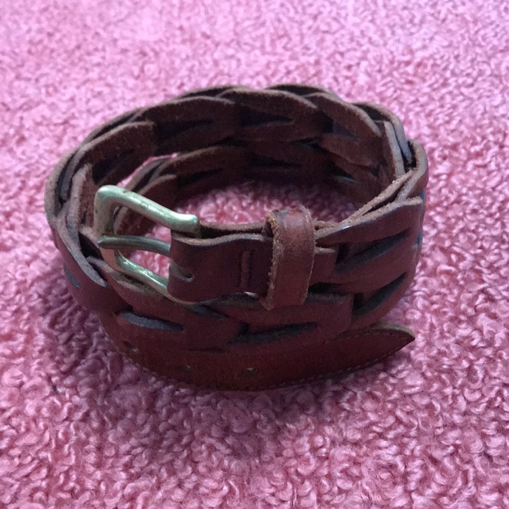 Ralph Lauren Braided Brown Belt